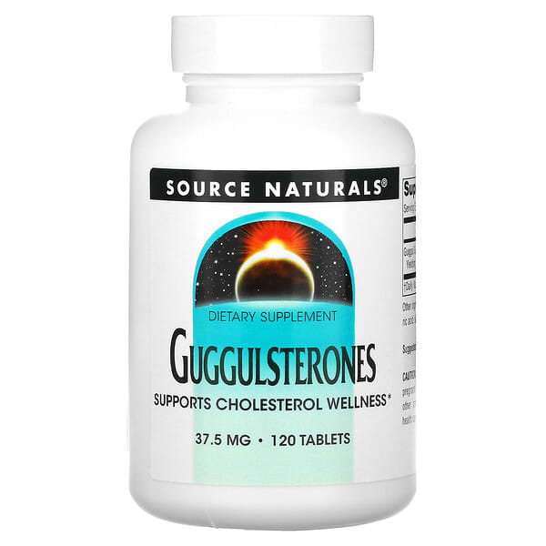 Source Naturals, Guggulsterone, 37,5 mg, 120 Tabletten