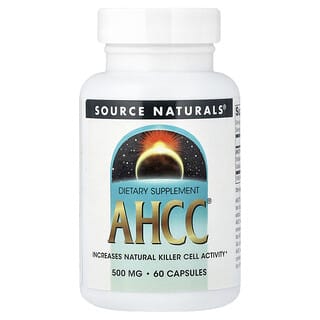 Source Naturals, AHCC®, 60 капсул (0,5 г в 1 капсуле)