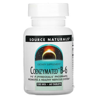Source Naturals, Coenzymated B-6，100 毫克，60 片