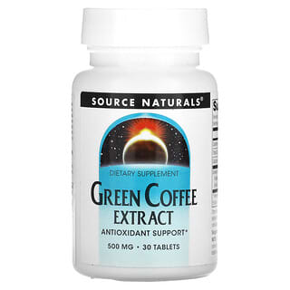 Source Naturals, مستخلص القهوة الخضراء، 500 ملغم، 30 حبة