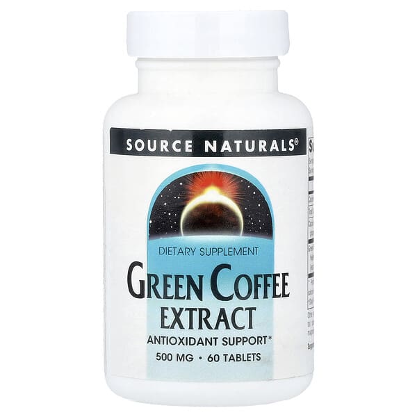 Green Coffee Extract, 500 mg, 60 Tablets