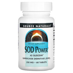 Source Naturals, SOD Power, 250 mg, 60 comprimés