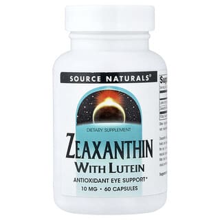 سورس ناتورالز‏, زياكسانثين مع لوتين ، 10 ملجم ، 60 كبسولة