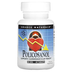 سورس ناتورالز‏, Policosanol، 20 ملغ، 60 قرصاً