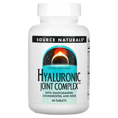 Source Naturals, гиалуроновый комплекс для суставов, 60 таблеток