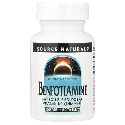 Source Naturals, Benfotiamine, 60 Tablets