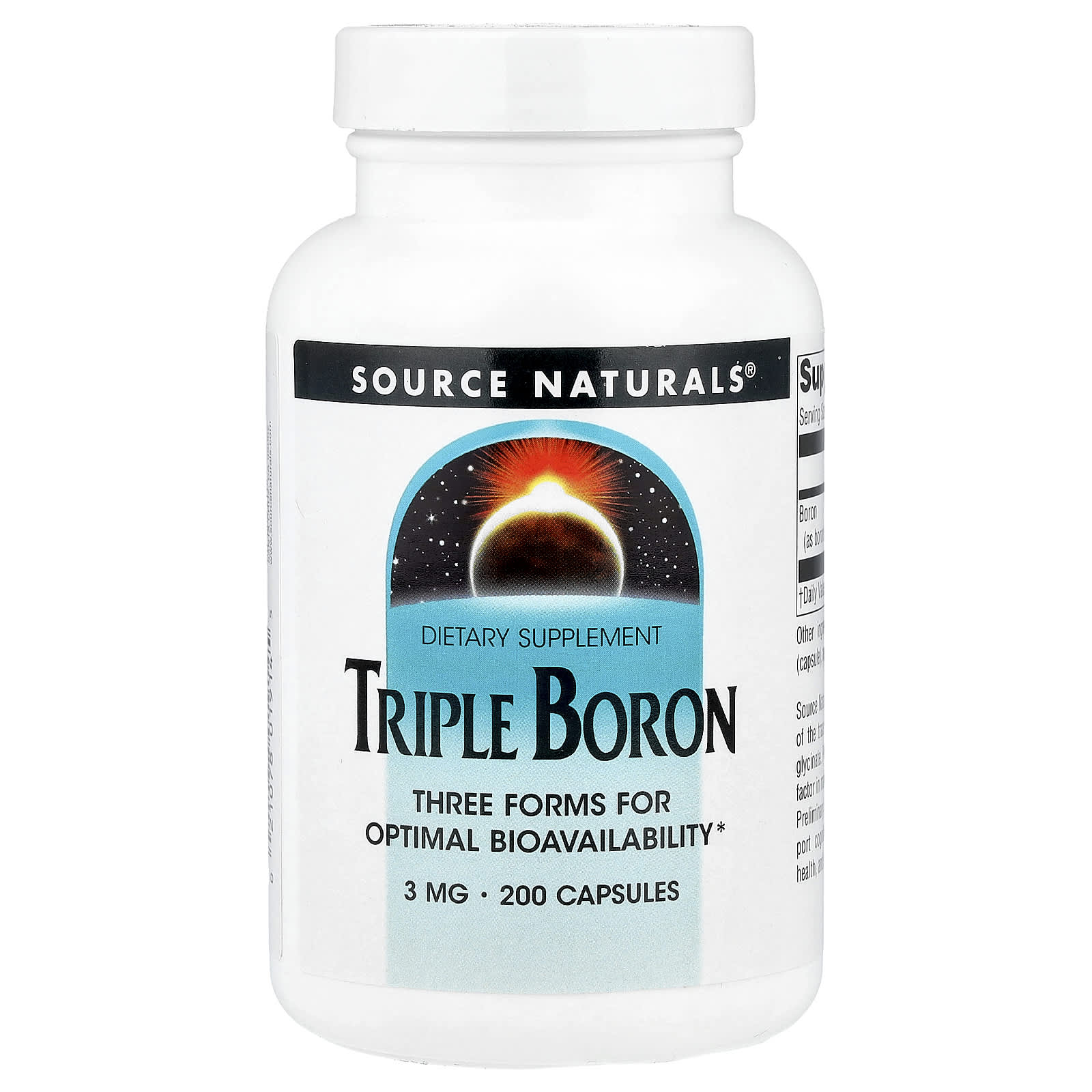 Triple Boron, 3 mg, 200 Capsules