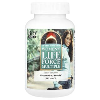 Source Naturals‏, Women's Life Force Multiple, 180 טבליות