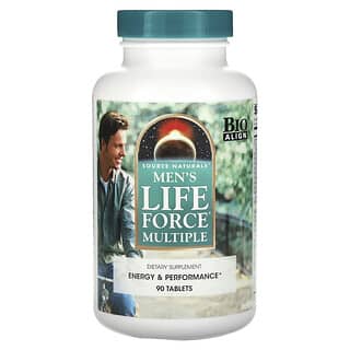 Source Naturals, 男性 LIFE FORCE MULTIPLE，90 片