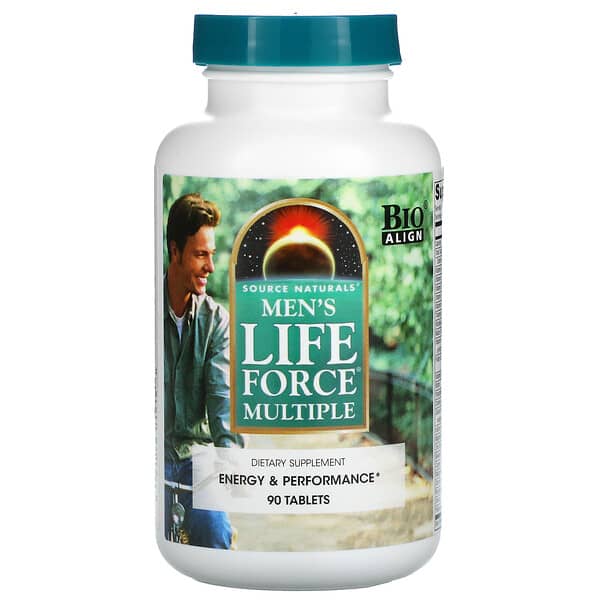 Source Naturals‏, Life Force Multiple לגברים, 90 טבליות