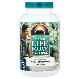 Source Naturals, 男士生命力綜合營養素，180片