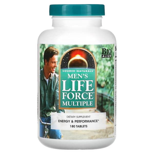 Source Naturals, Men's Life Force Multiple, 180 Tablets
