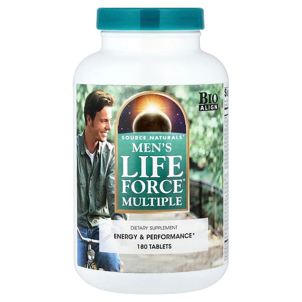 Source Naturals, Suplemento multivitamínico para hombres, Life Force®, 180 comprimidos
