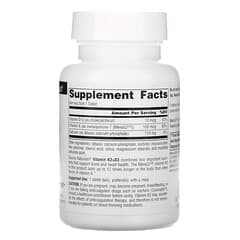 Source Naturals, Vitamina K2 y D3, 60 comprimidos