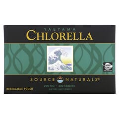 Source Naturals, Yaeyama-Chlorella-Alge, 200 mg, 300 Tabletten