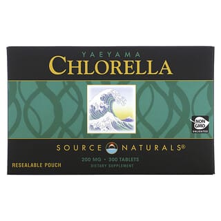 Source Naturals, Yaeyama Chlorella, 200 mg, 300 Comprimidos