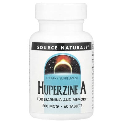Source Naturals, Huperzine A, 200 mcg, 60 Tablets
