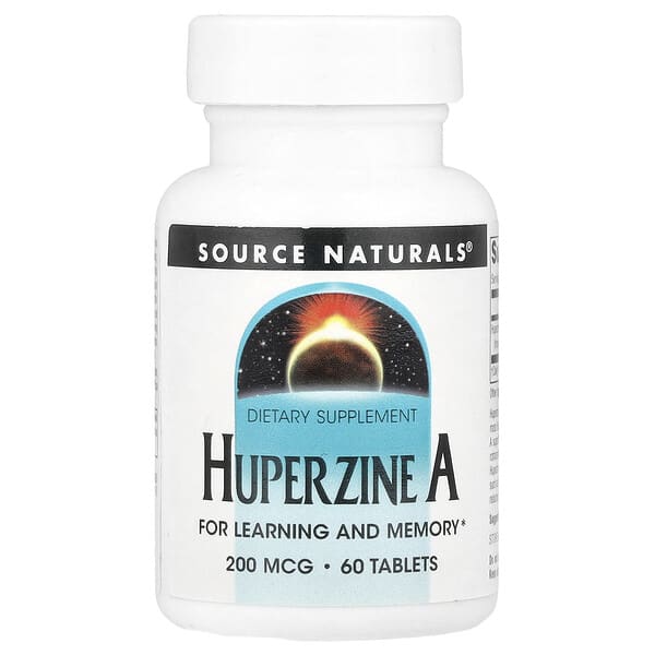 Huperzine A, 200 mcg, 60 Tablets