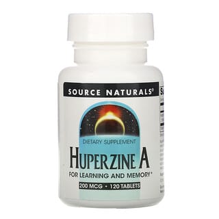 Source Naturals, Huperzine A, 200 mcg, 120 Tablets