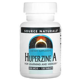 Source Naturals, Huperzina A, 200 mcg, 120 comprimidos