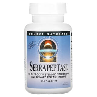 Source Naturals, Serrapeptase, 120 gélules