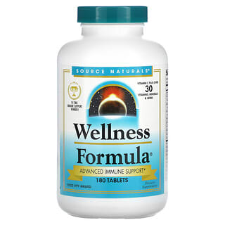 Source Naturals, Wellness Formula, Advanced Immune Support, 180 Tabletten