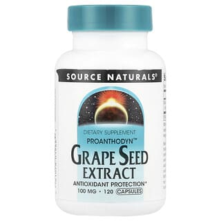 Source Naturals, Proanthodyn™, Extrait de pépin de raisin, 100 mg, 120 capsules