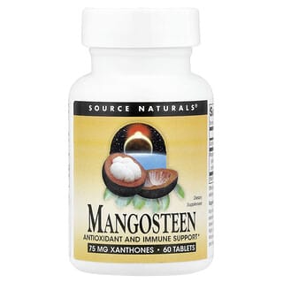 Source Naturals, мангостин, 60 таблеток (187,5 мг в 1 таблетке)