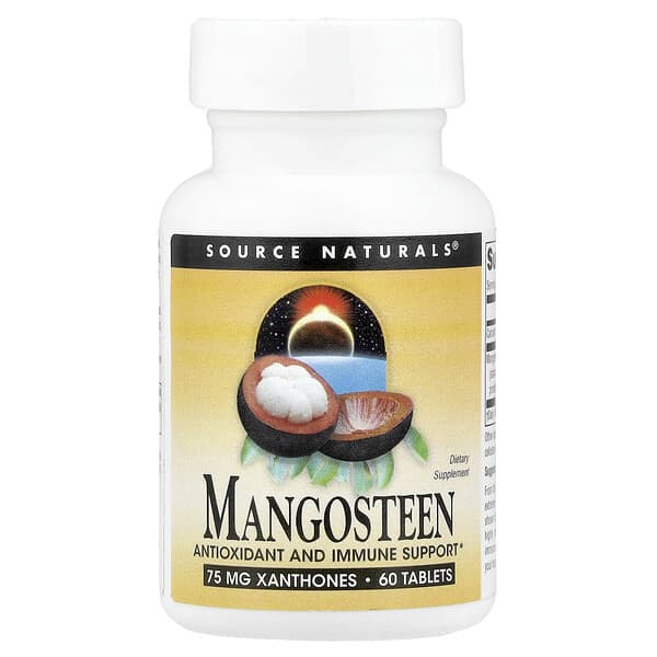 Source Naturals, Mangosteen, 60 Tablets (187.5 mg per Tablet)