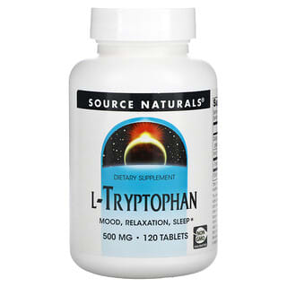 Source Naturals, L-triptófano, 500 mg, 120 comprimidos