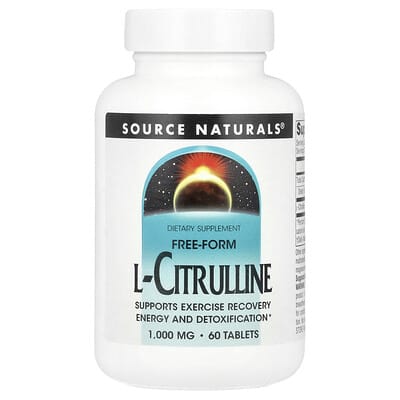 Source Naturals, L-Citrulline, 1000 mg, 60 Tablets