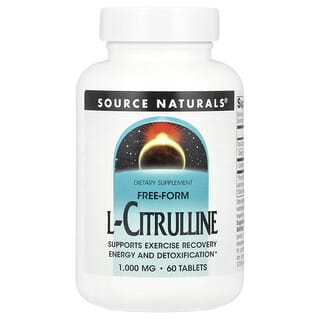 Source Naturals, L-цитрулин, 2000 mg, 60 таблетки (1000 mg на таблетка)