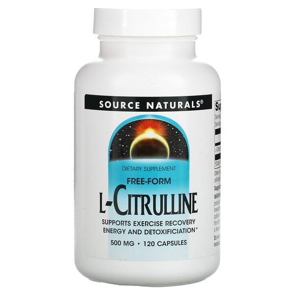 Source Naturals, L-Citrullin, 500 mg, 120 Kapseln