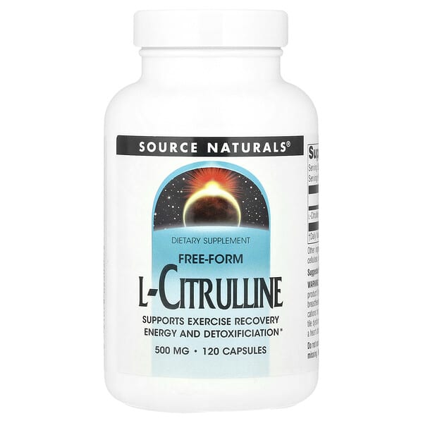 L-Citrulline, 500 mg, 120 Capsules