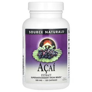 Source Naturals, Extracto de asaí, 500 mg, 120 cápsulas