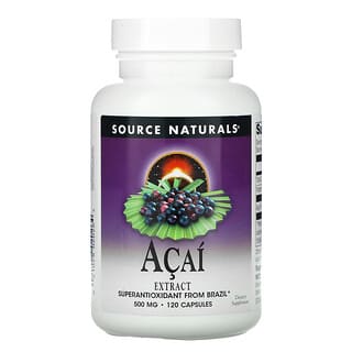 Source Naturals, Acai Extract, Acai-Extrakt, 500 mg, 120 Kapseln