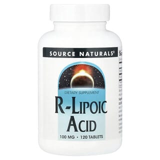 Source Naturals, R-Lipoic Acid, R-Liponsäure, 100 mg, 120 Tabletten