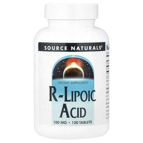 R-Lipoic Acid, 100 mg, 120 Tablets
