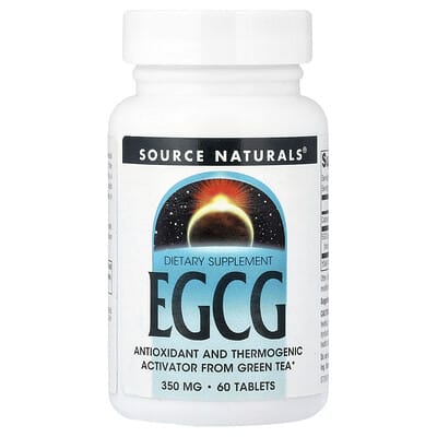 Source Naturals, Epigallocatechin Gallate, 350 mg, 60 Tablets