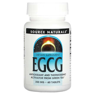 Source Naturals, EGCG, 350 mg, 60 pastillas