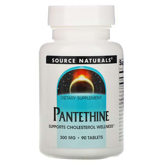 Source Naturals, Pantéthine, 300 mg, 90 comprimés