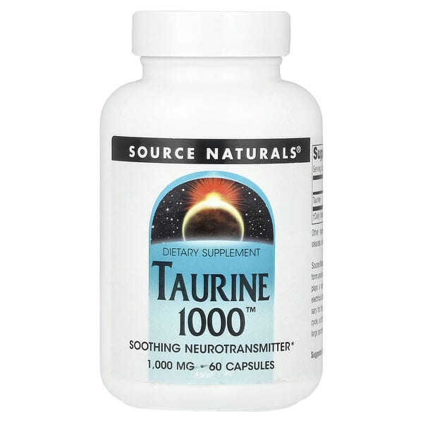 Taurine 1000™, 1,000 mg, 60 Capsules