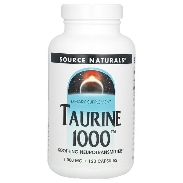 Source Naturals Taurine 1000, 1,000 mg, 120 Capsules