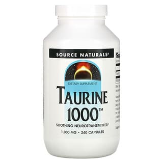 Source Naturals, Taurina, 1000 mg, 240 cápsulas