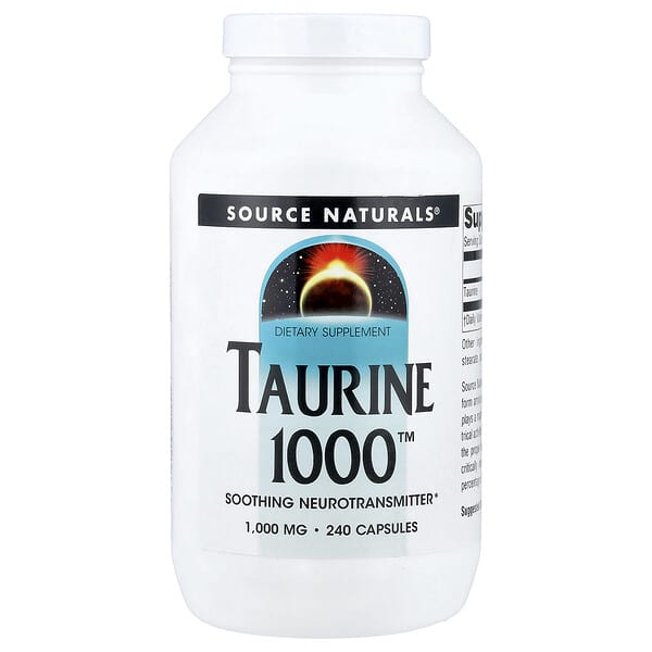 Taurine 1000™, 1,000 mg, 240 Capsules