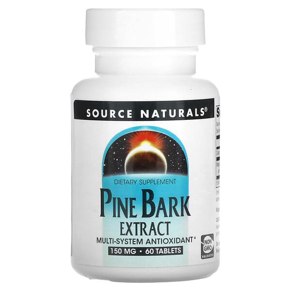 Source Naturals, 松樹皮エキス、150mg、60粒