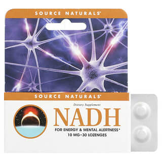 Source Naturals, NADH, 10 mg, 30 Lozenges