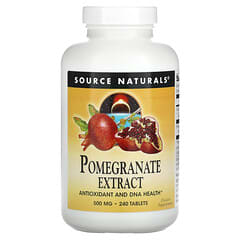 Source Naturals, Pomegranate Extract, Granatapfelextrakt, 500 mg, 240 Tabletten