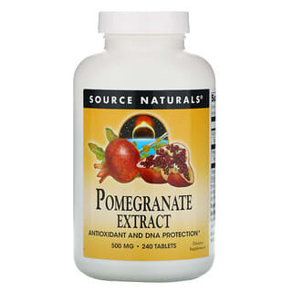 Source Naturals, Extracto de granada, 500 mg, 240 comprimidos