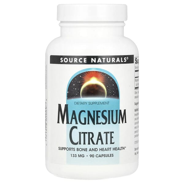 Magnesium Citrate, 133 mg, 90 Capsules